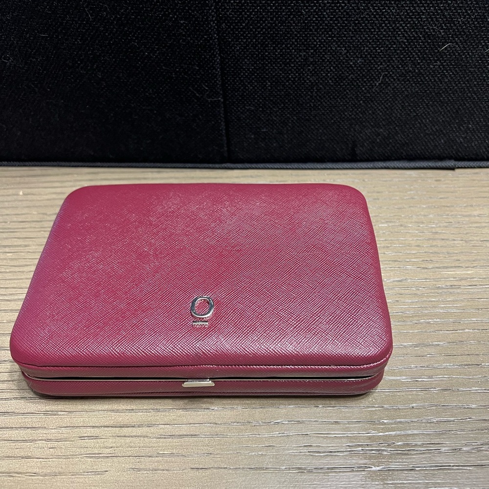 Doterra Beautiful Burgundy Textured Case with roll on Beautiful oil blend